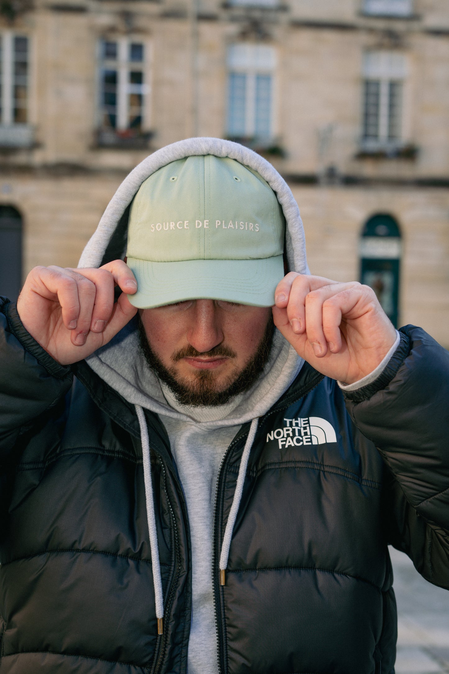 CASQUETTE « SOURCE DE PLAISIRS » VERTE