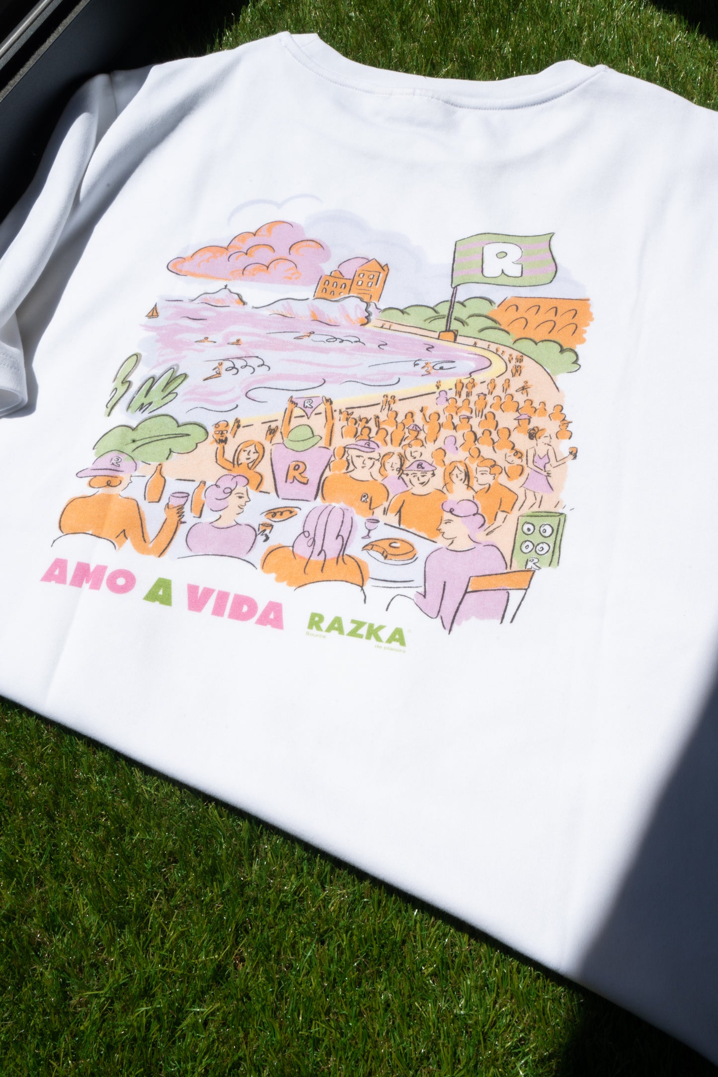 T-shirt AMO A VIDA – Édition Été 2025