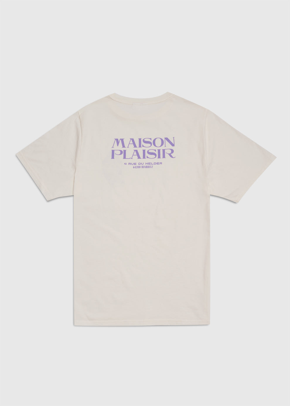 T-shirt Maison plaisir Beige/violet