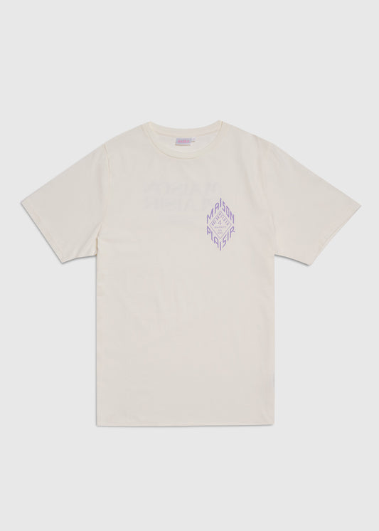 T-shirt Maison plaisir Beige/violet