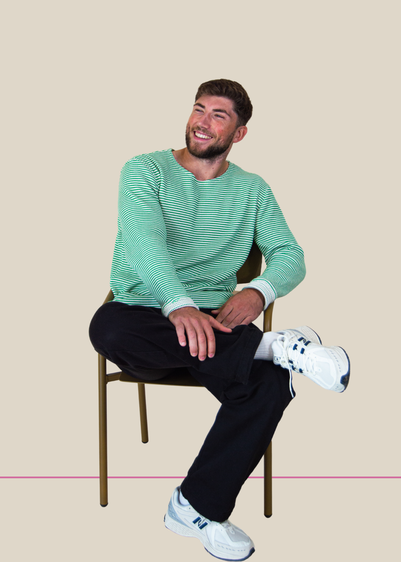 The green sweater