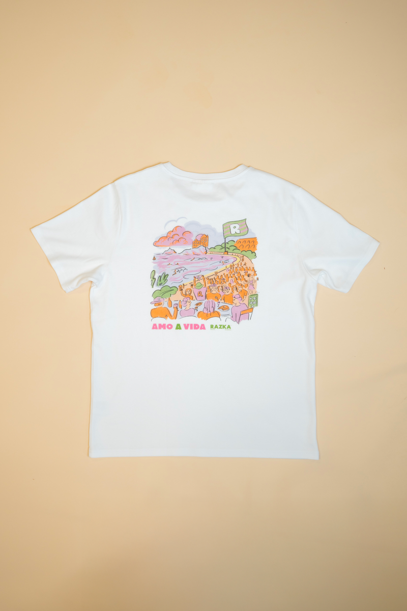 T-shirt AMO A VIDA –  Édition Été 2025