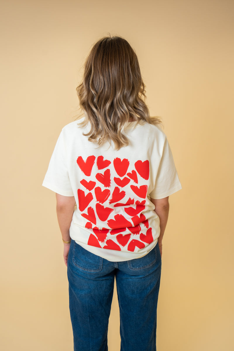 T-shirt RAZKA LOVE – Beige