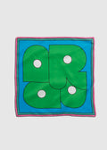 The green and blue silk square
